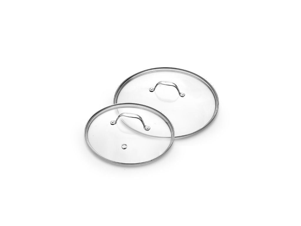 SET DE COUVERCLES EN VERRE 20/24 CM – 2 PIÈCES - 1