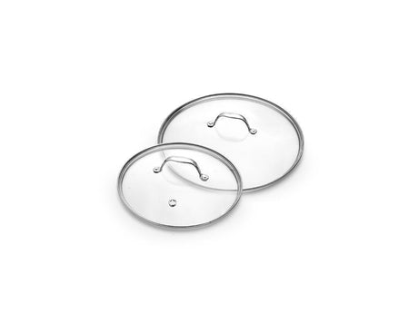 SET DE COUVERCLES EN VERRE 20/24 CM – 2 PIÈCES - 1