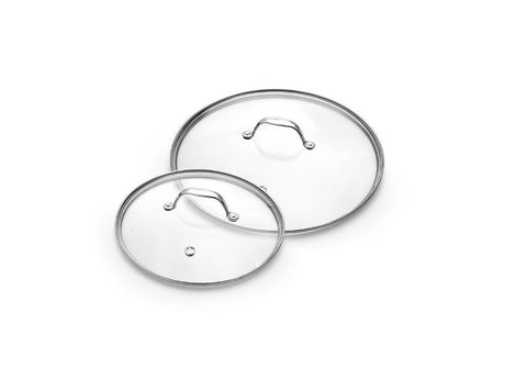 SET DE COUVERCLES EN VERRE 24/30 CM – 2 PIÈCES - 1