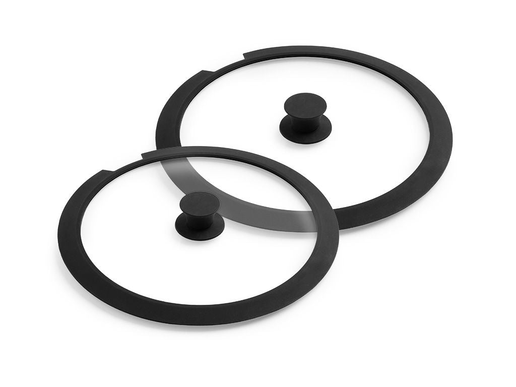 SET DE COUVERCLES EN VERRE POUR POIGNÉE AMOVIBLE – 24/28 CM - 1