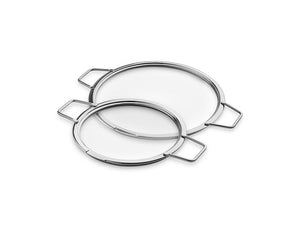 COUVERCLES EN VERRE EMPILABLES – 18/ 24 CM – 2 PIÈCES - 1