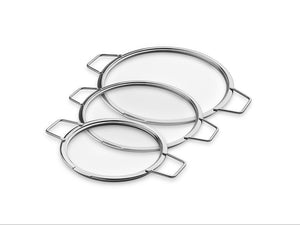 COUVERCLES EN VERRE EMPILABLES – 14/ 20/ 24 CM – 3 PIÈCES - 1