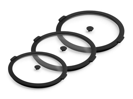 COUVERCLE DE RANGEMENT EN VERRE – LOT DE 3 - 1