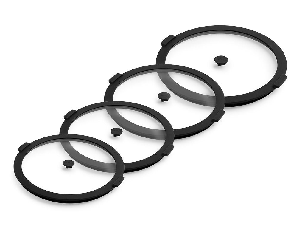 COUVERCLE DE RANGEMENT EN VERRE – LOT DE 4 - 1