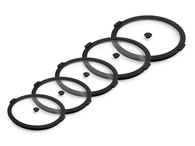 COUVERCLE DE RANGEMENT EN VERRE – LOT DE 5 - 1