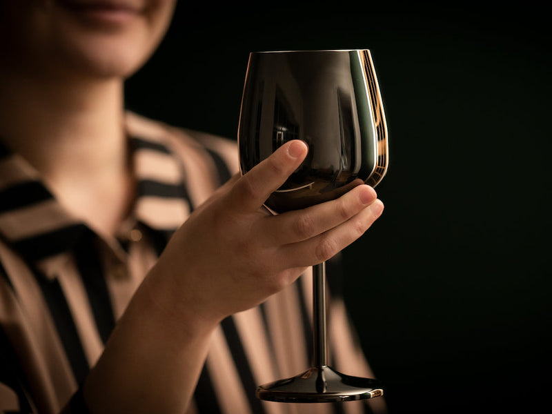 ENSEMBLE DE VERRE - VERRE À VIN EN ACIER INOXYDABLE