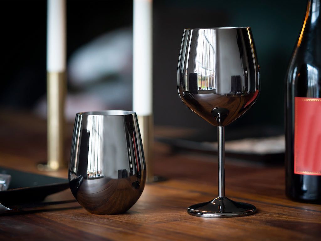 ENSEMBLE VERRE À VIN EN ACIER INOXYDABLE 4-PC - 9