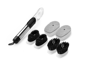 BROSSE À VAISSELLE AVEC DISTRIBUTEUR DE SAVON - 1