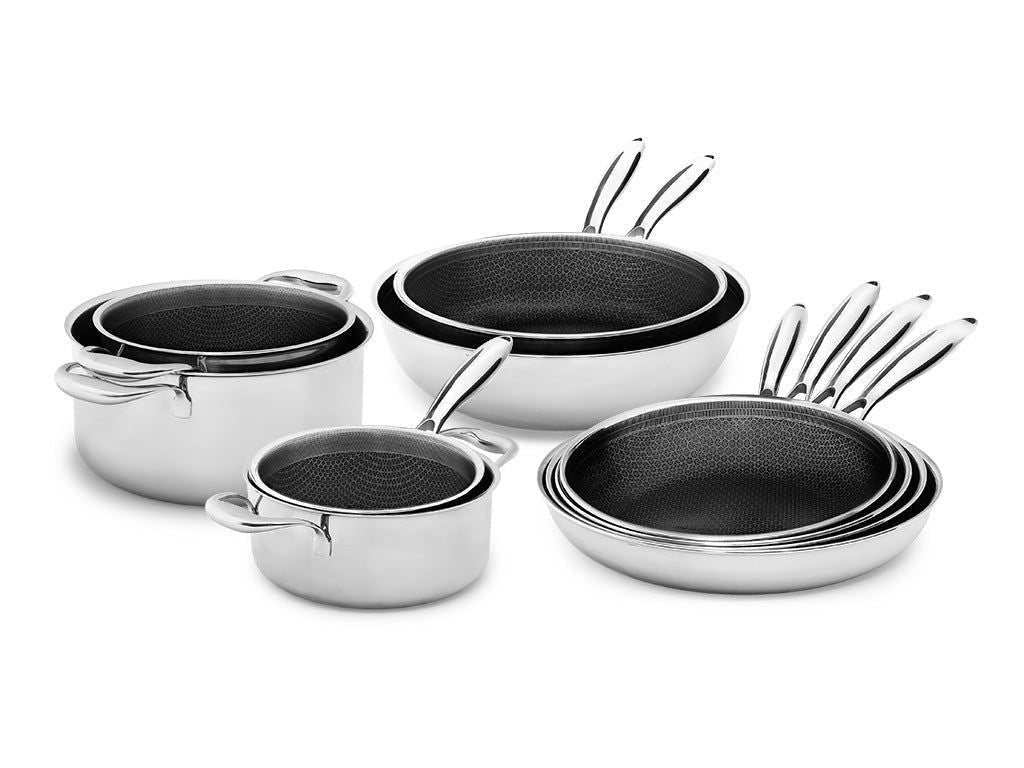 BATTERIE DE CUISINE  - 10 PIÈCES - 1
