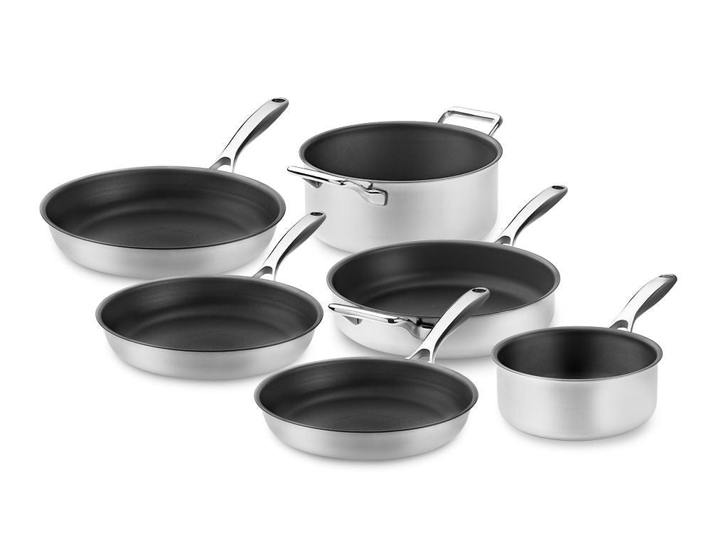 ZERO – ANTIADHÉSIF NATUREL BATTERIE DE CUISINE - 6-PIÈCES - 1