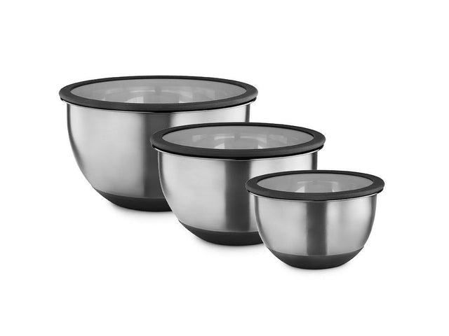 BOLS DE MÉLANGE EN ACIER INOXYDABLE 3-PAQUET - 1