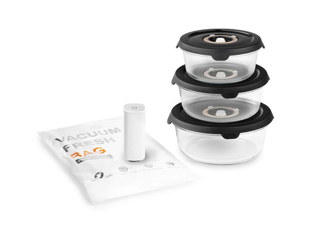 RÉCIPIENT EN VERRE SOUS VIDE ROND - SACS SOUS VIDE - 1