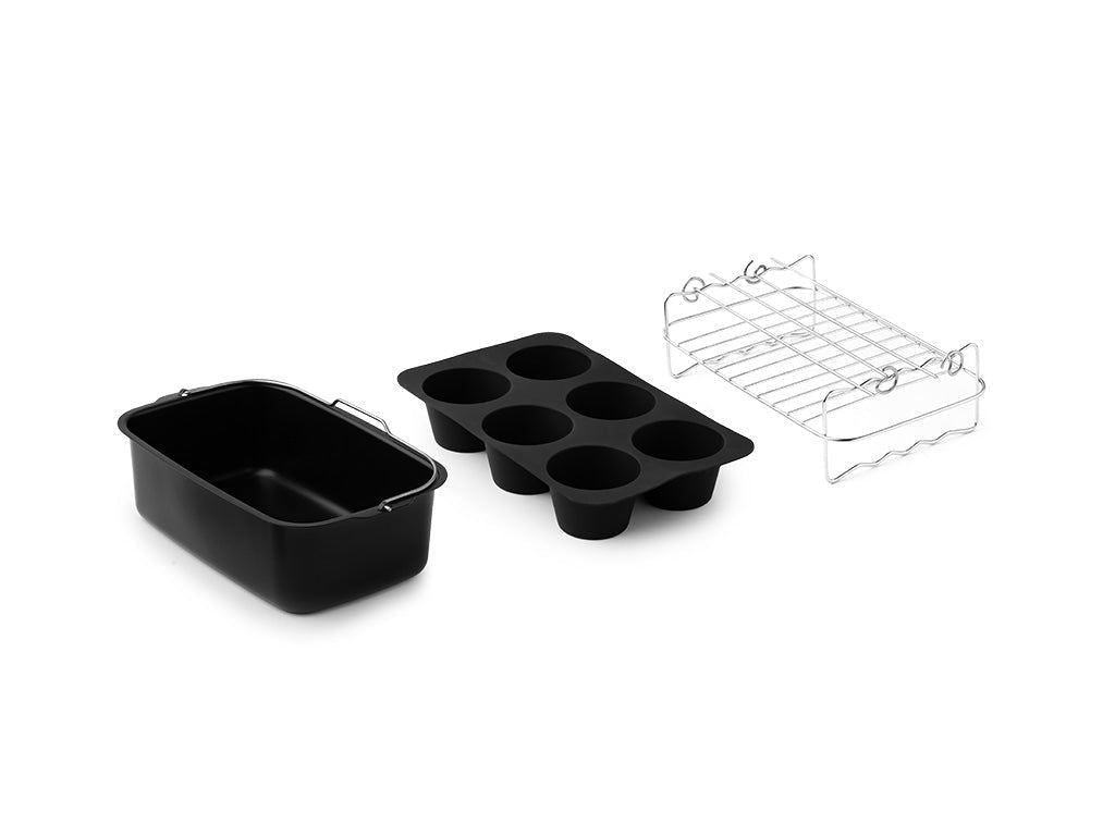ACCESSOIRES POUR FRITEUSE À AIR CHAUD 3-PAQUET - DUAL - 10