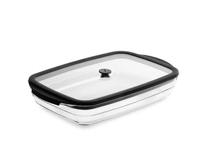 PLAT EN VERRE RÉSISTANT AU FOUR - 2L - 1