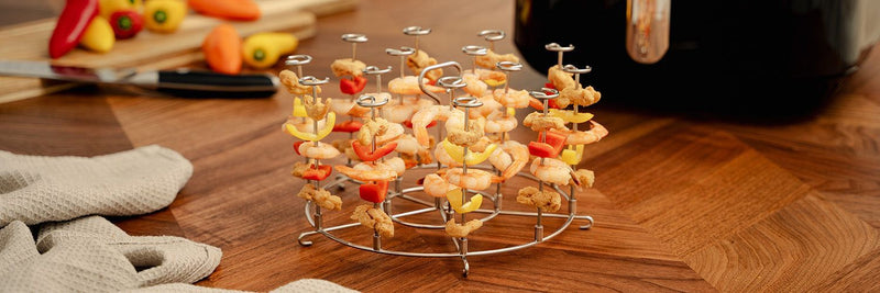 FRITEUSE À AIR CHAUD STAND DE BROCHETTES - 8L