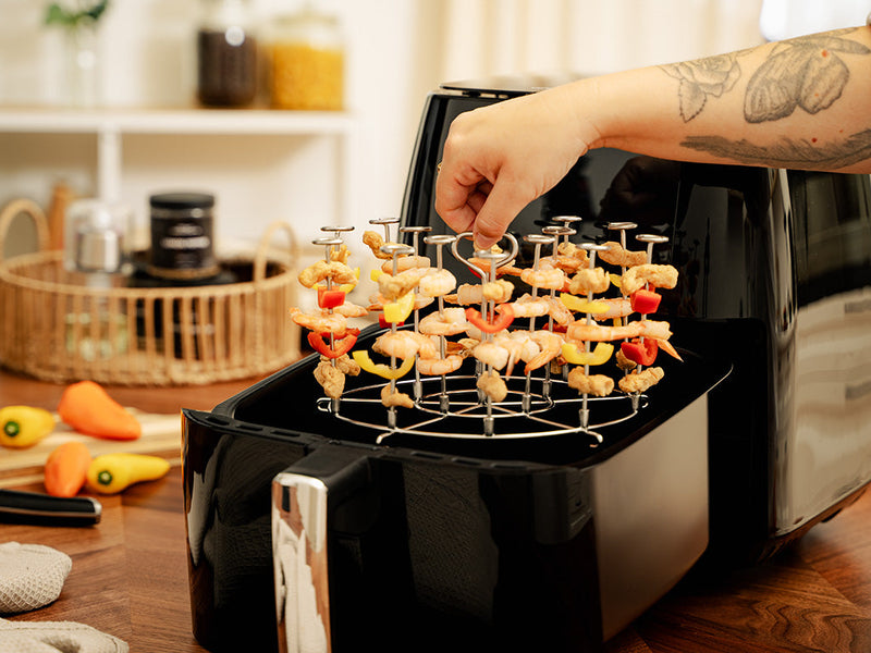 FRITEUSE À AIR CHAUD STAND DE BROCHETTES - 5L