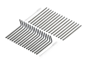PAILLES RÉUTILISABLES EN ACIER - ENSEMBLE POUR FÊTE - 1