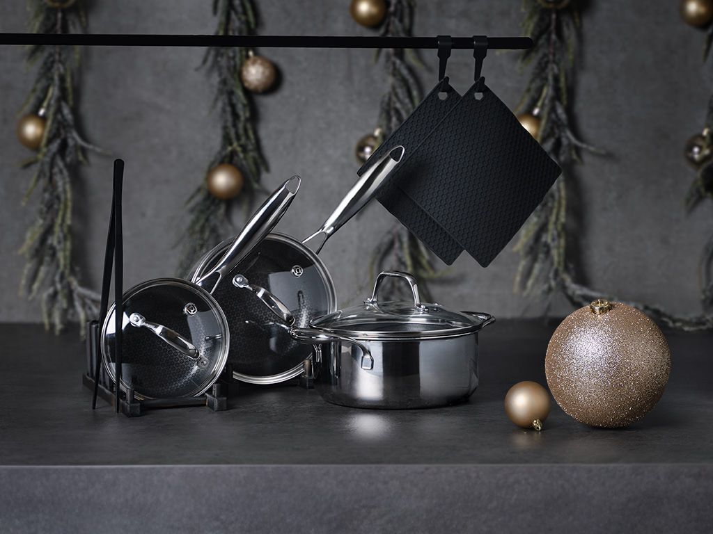 ENSEMBLE DE CASSEROLES ESSENTIEL – 3 PIÈCES - 1