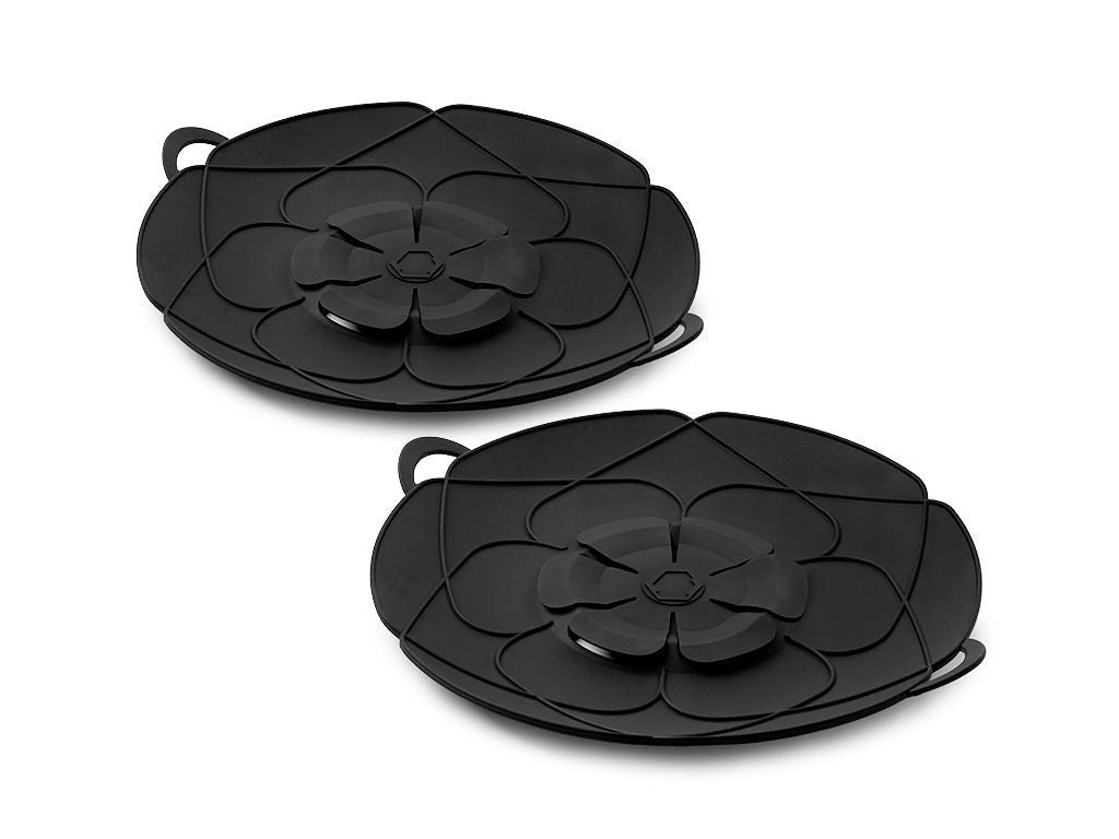 COUVERCLE ANTI-DÉBORDEMENT EN SILICONE - 2 PCS - 1