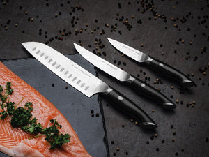 3-PIÈCES ENSEMBLE DE COUTEAUX À SANTOKU-UNIVERSEL-ÉPLUCHER - 2