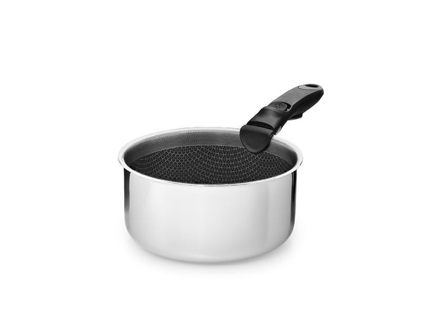 ENSEMBLE DE SAUCIER AVEC POIGNÉE DÉTACHABLE 18CM