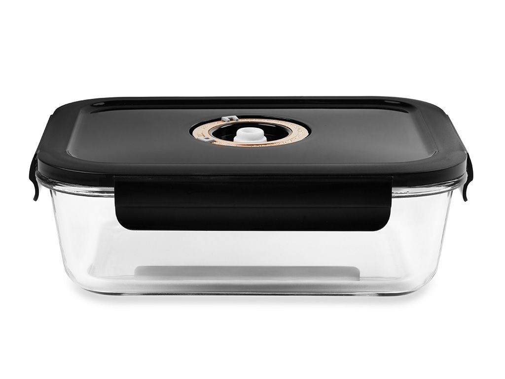 CONTENANT EN VERRE SOUS VIDE RECTANGULAIRE – 1480ML - 1