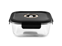 Boîte sous vide carrée en verre – 1230 ml