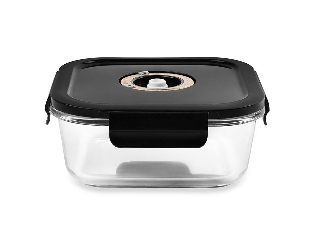 CONTENANT EN VERRE SOUS VIDE CARRÉ – 1230ML - 1