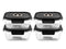 CONTENANT EN VERRE SOUS VIDE CARRÉ – 1230ML – SET – 4 PCS