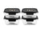 CONTENANT EN VERRE SOUS VIDE CARRÉ – 800ML – SET – 4 PCS