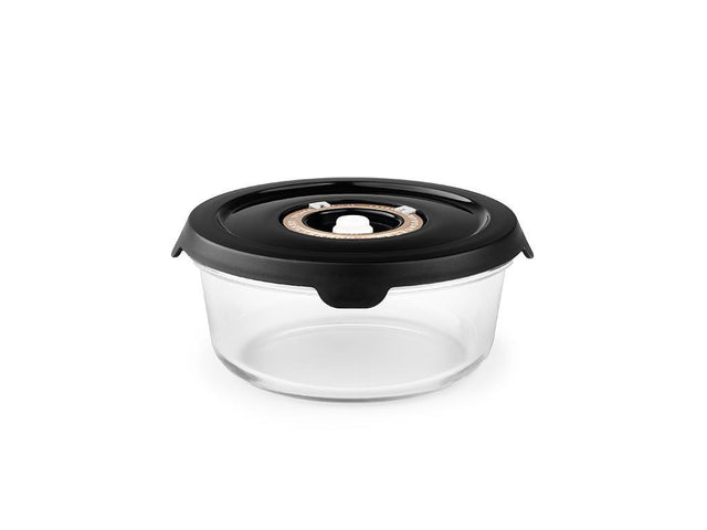 RÉCIPIENT EN VERRE SOUS VIDE ROND – 635ML - 1