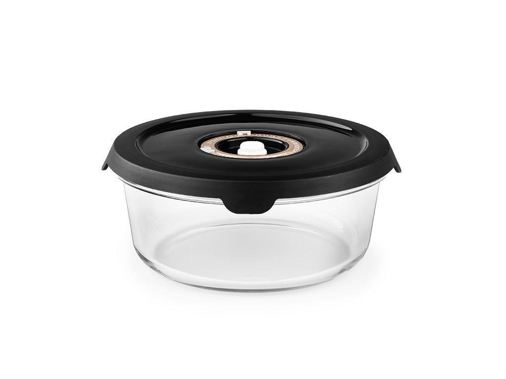 RÉCIPIENT EN VERRE SOUS VIDE ROND – 930ML - 1