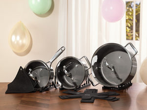 ENSEMBLE COMPLET DE CASSEROLES ZERO – 3 PIÈCES - 1