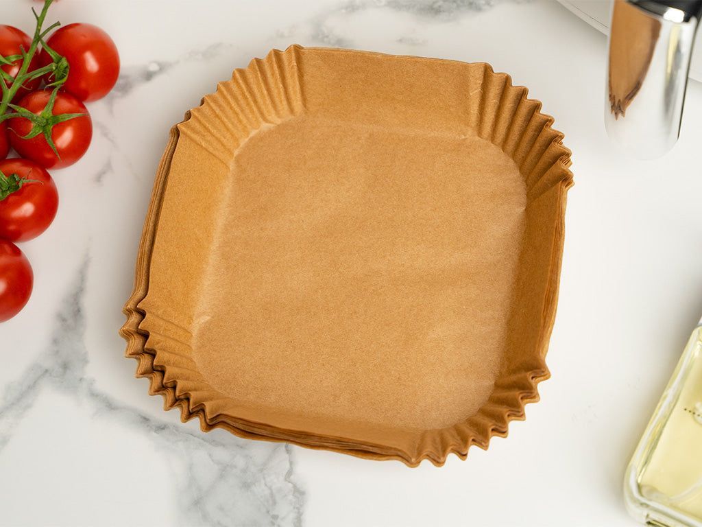 PAPIER DE CUISSON POUR FRITEUSE À AIR CHAUD 16X16 CM – 50 UNITÉS - 2
