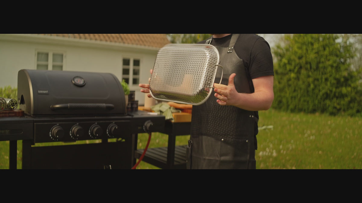 Charger la vidéo : 
Plateau pour barbecue 2 pcs