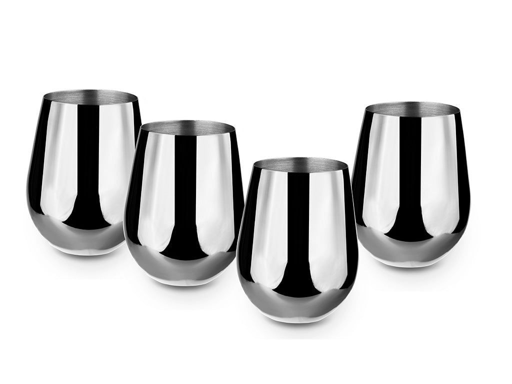 ENSEMBLE VERRE EN ACIER INOXYDABLE 4-PC - 1